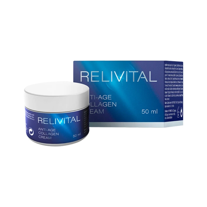 Relivital — Anti-Age-Gesichtscreme mit Kollagen, 50-ml-Tiegel